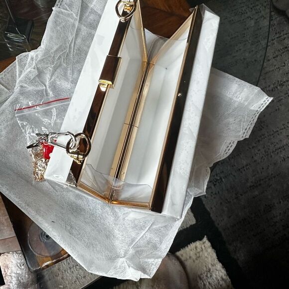 Ace of Hearts acrylic Clutch or shoulder Bag - Picture 6 of 11